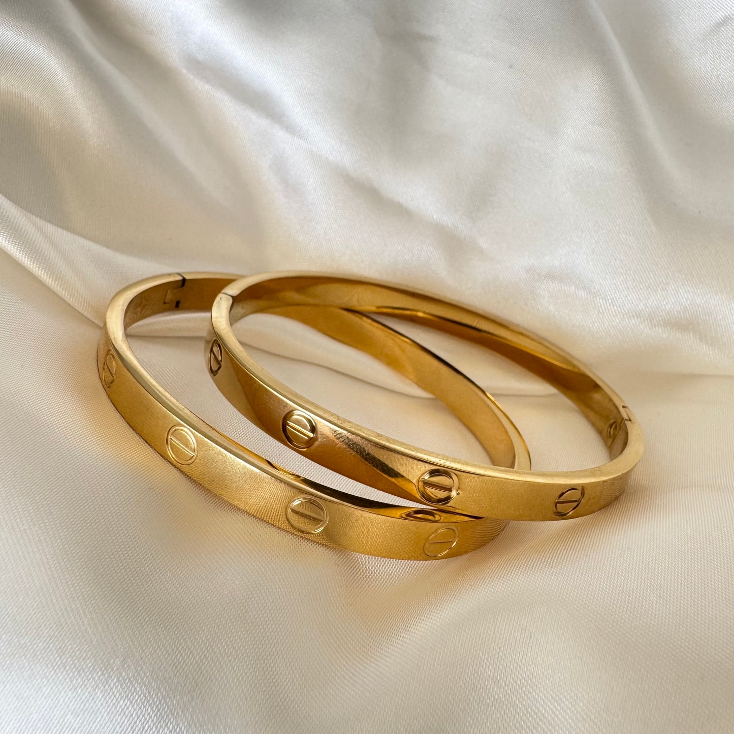 Screw & Zircone Bangles