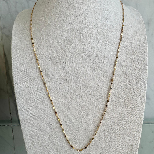 Cadenas Granito de Café - Oro 10k