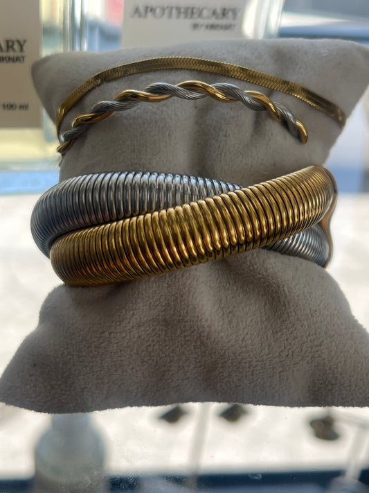 Pulsera Acero Bicolor