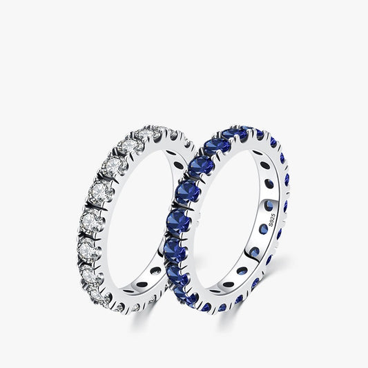 Anillo Churumbela Piedras tipo Zafiro