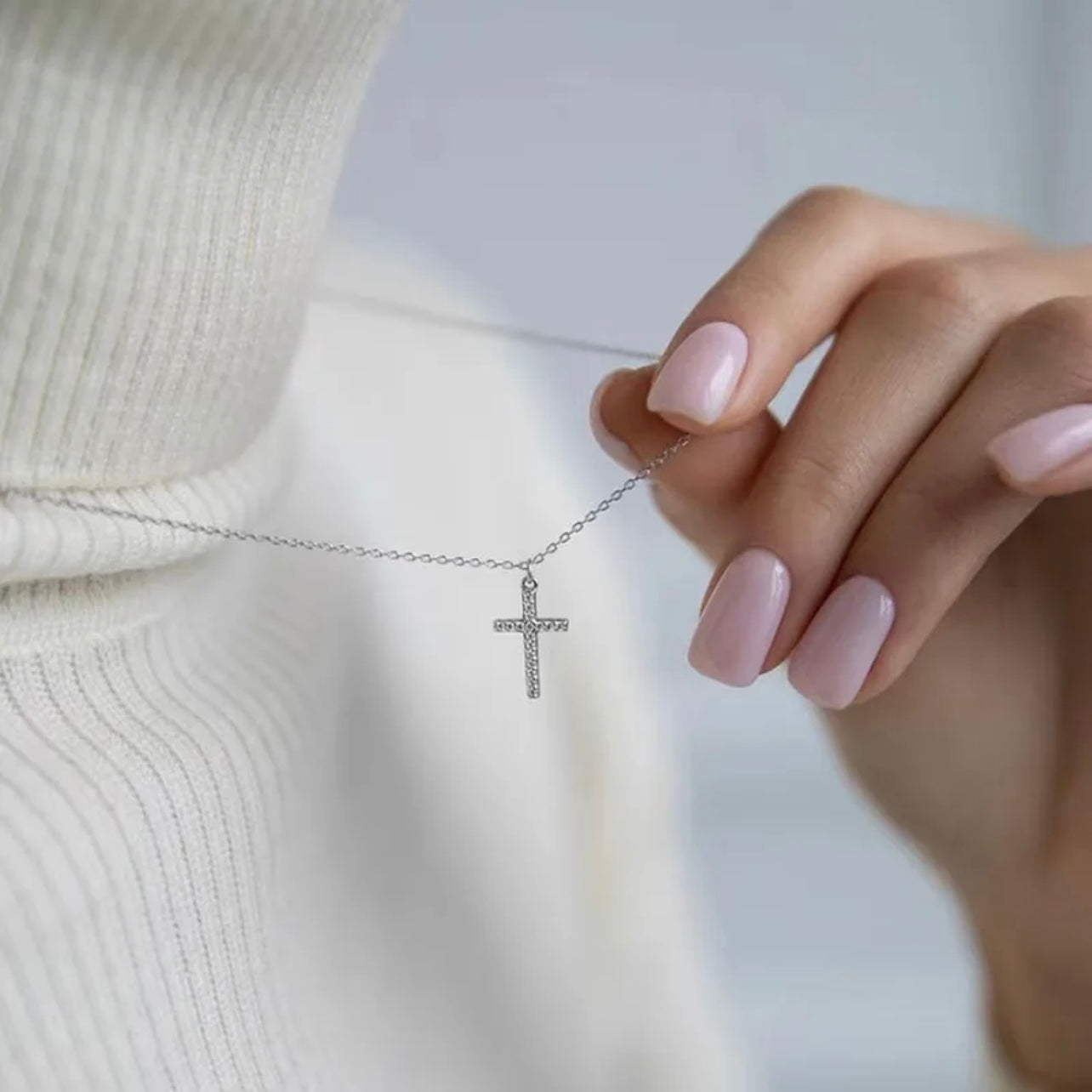 Gargantillas Plata .925 con Cruz